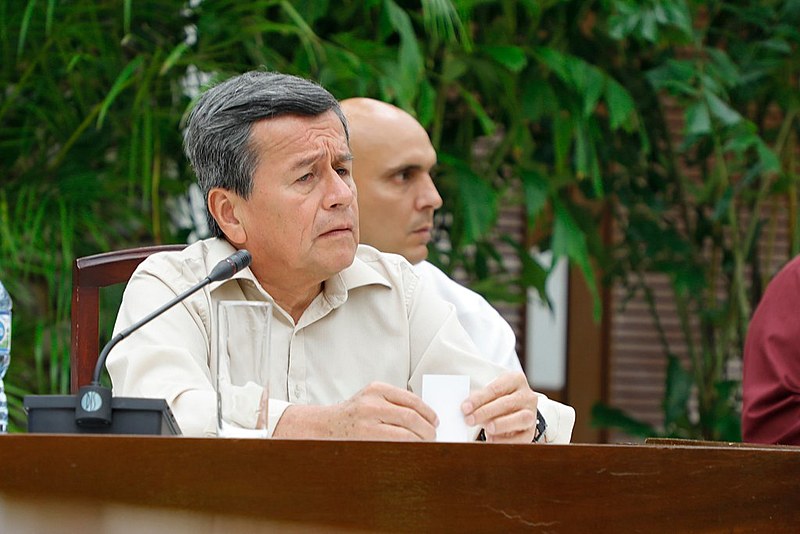 Intervenção de Pablo Beltrán, do ELN, durante coletiva de imprensa realizada hoje em Havana sobre a retomada dos diálogos de Paz