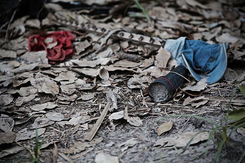 Cena do crime onde ocorreu o Massacre de Pau d'Arco, há seis meses, continua intacta