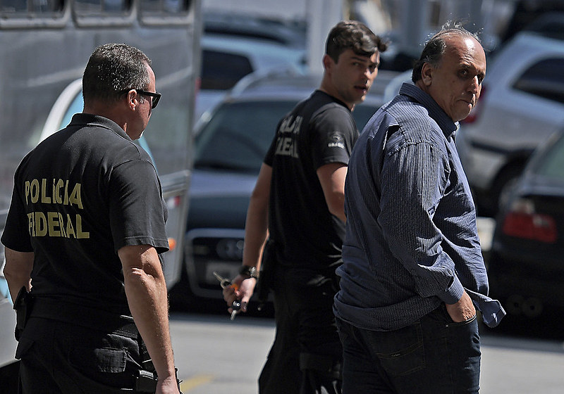 Pezão foi preso no Palácio Guanabara, residência e sede oficial do governo