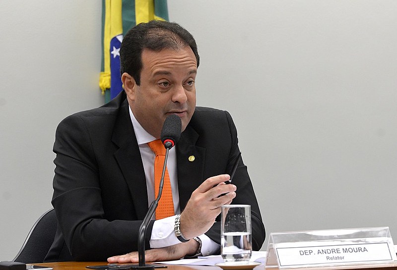 André Moura (PSC) é o novo líder do governo na Câmara, deputado do Partido Social Cristão (PSC)