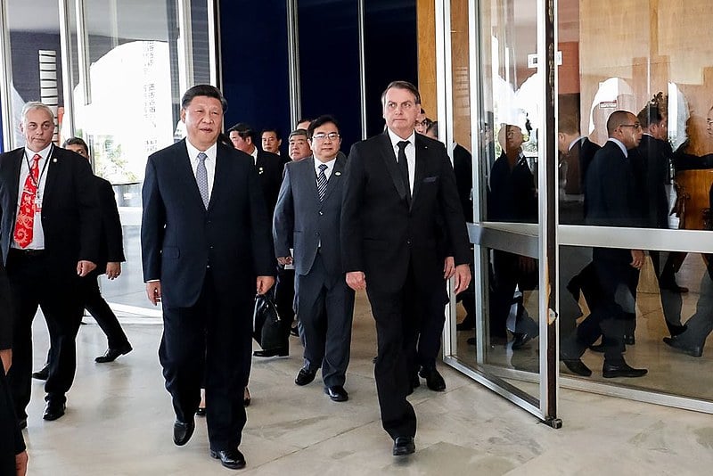 Presidente da República, Jair Bolsonaro, durante Almoço oferecido ao Presidente da República Popular da China, Xi Jinping.