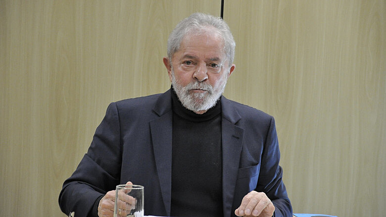 Former Brazilian president Lula during interview granted from prison to news site GGN in September