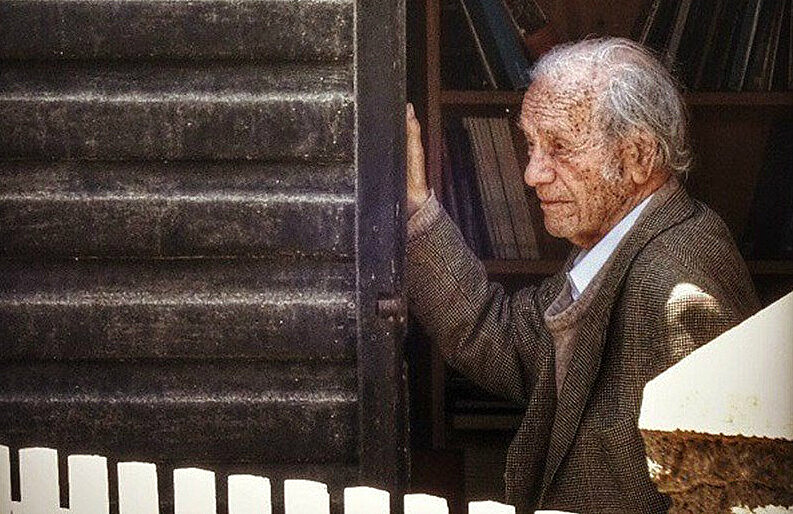 Nicanor Parra, em foto de 2014, aos 100 anos