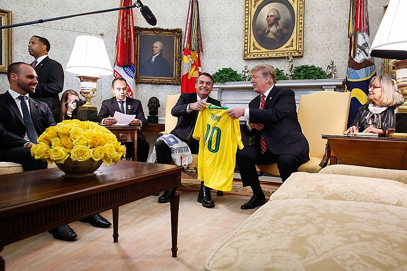 Presidente Trump recebe Jair Bolsonaro na Casa Branca