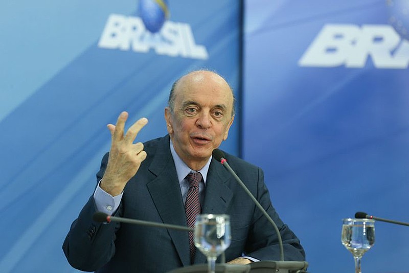 O ministro de Relações Exteriores, José Serra