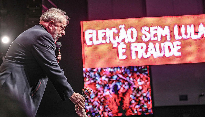 Lula em ato com artistas e intelectuais no Rio de Janeiro