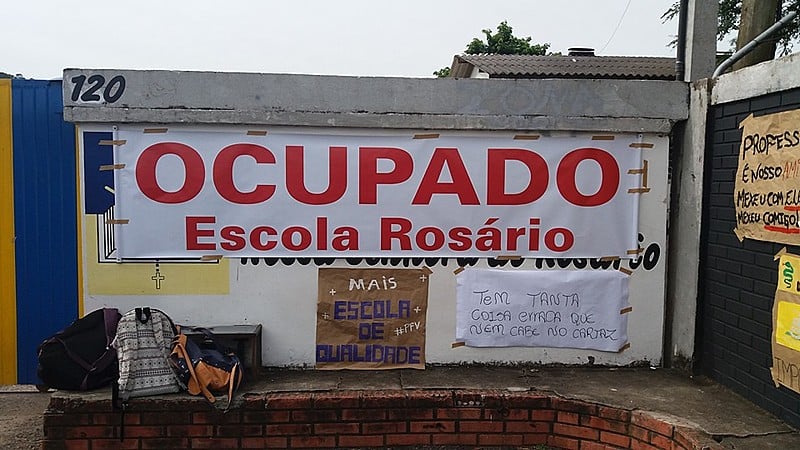 No Rio Grande do Sul, já são mais de 150 escolas ocupadas