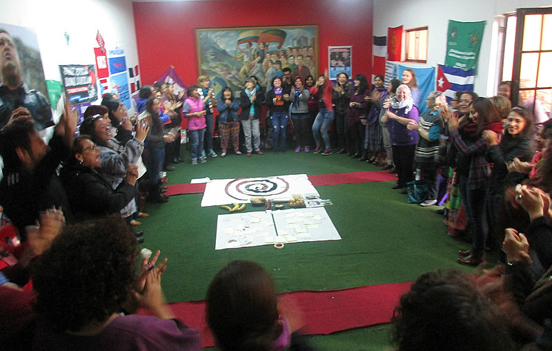O Encontro de Feminismos e Mulheres ocorre prévio à Assembleia Continental da Alba Movimentos
