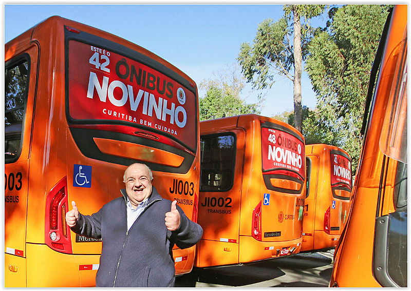 Enquanto Greca silencia sobre o reajuste, a página da Prefeitura tem se dedicado na última semana a anunciar a entrega de novos ônibus