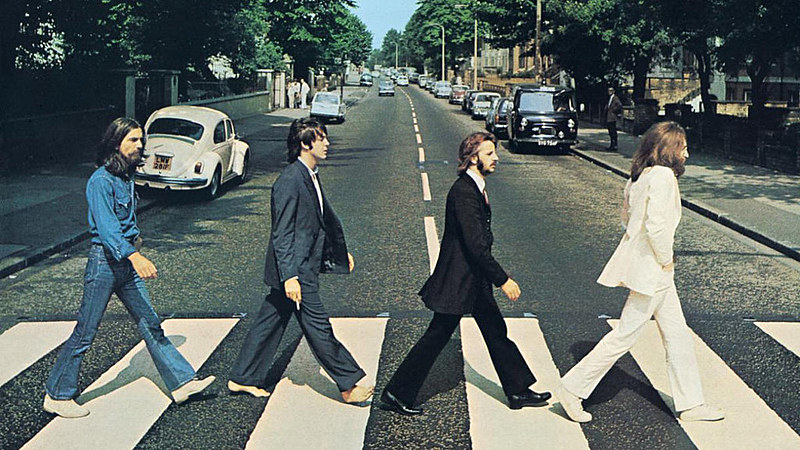 Canção está no icônico álbum Abbey Road. George Harrison é o primeiro à esquerda na capa do disco.