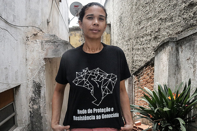 Luci Batista dos Santos, integrante da Rede de Proteção e Resistência Contra o Genocídio conseguiu provar a inocência de seus filhos