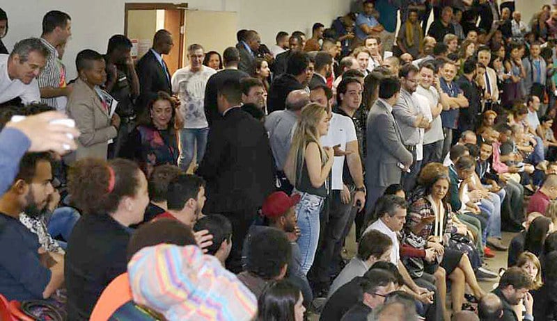 Diversos movimentos estiveram presentes no dia da votação