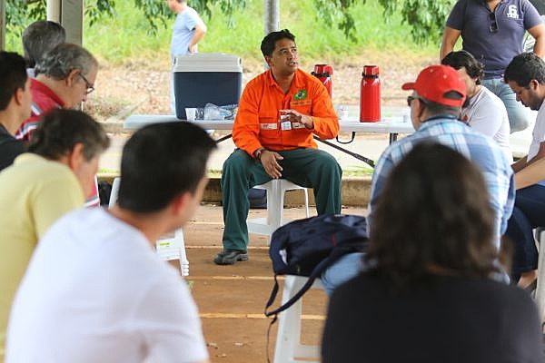 Danilo Silva, representante dos trabalhadores no conselho, esteve em Porto Alegre conversando com petroleiros gaúchos