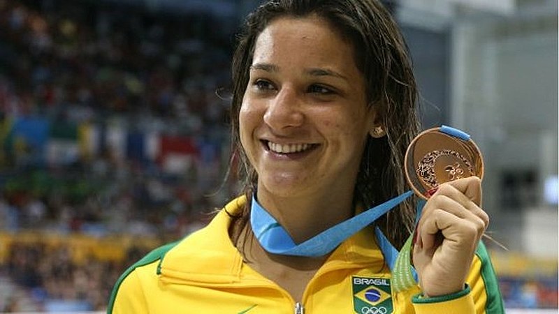 Joanna anunciou aposentadoria das piscinas em 2018