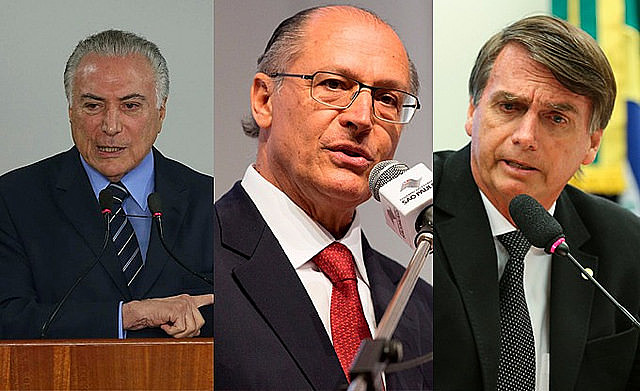 Atuais adversários no campo eleitoral, Alckmin (PSDB) e Bolsonaro (PSL) são dois dos candidatos que apoiam os retrocessos do governo Temer