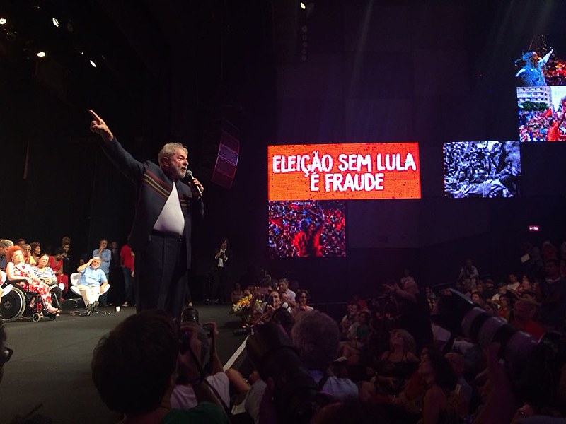 Lula disse em seu discurso durante o ato que espera que os juízes deem atenção à sentença e sua defesa antes de tomarem a decisão final