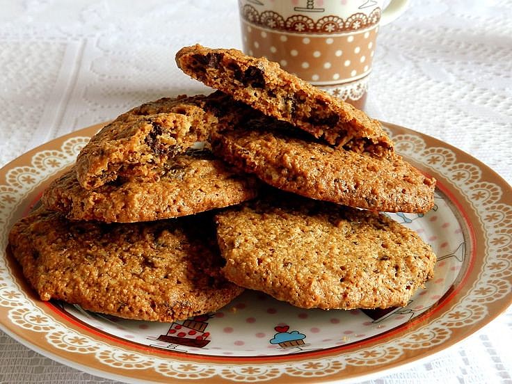 A quantidade de fibras presentes no biscoito aumentam a sensação de saciedade