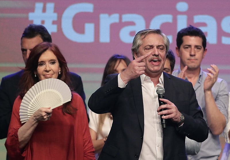 "Obrigado, Néstor, onde quer que esteja, porque você semeou tudo isso que estamos vivendo", disse presidente eleito