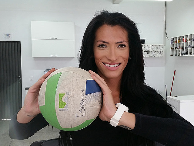 Vôlei é o esporte preferido de Isabelle desde a infância