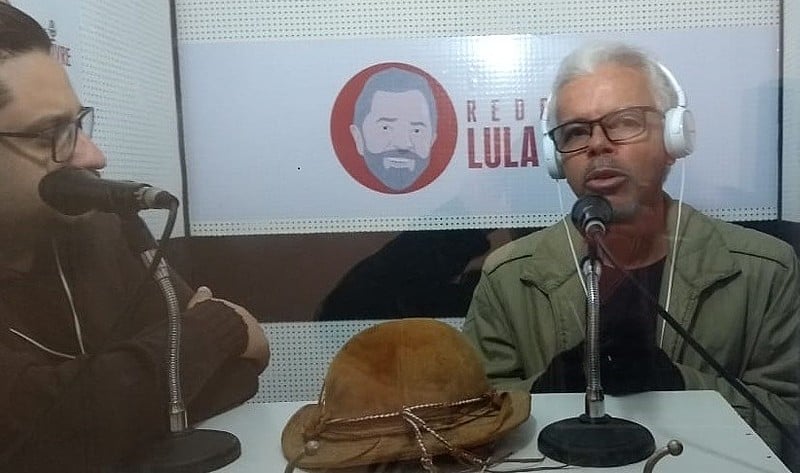 O coordenador da Articulação do Semiárido Brasileiro, Cícero Félix concede entrevista ao programa da Rede Lula Livre
