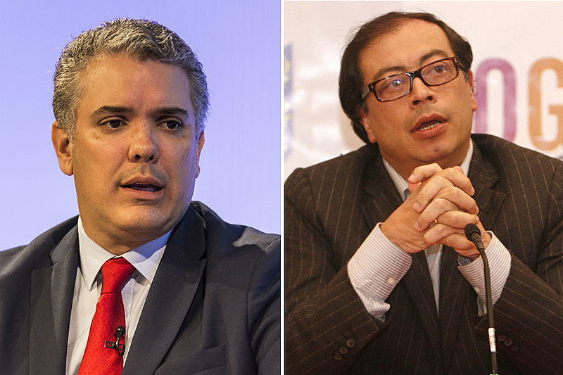 Iván Duque, candidato pelo partido Centro Democrático, baseou sua campanha em críticas ao acordo assinado pelo presidente Juan Manuel Santos