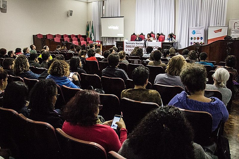 Aula magna realizada durante seminário teve como tema de debate a repressão e direitos em risco