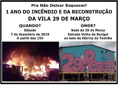 Incêndio criminoso destruiu mais de 200 casas na Ocupação