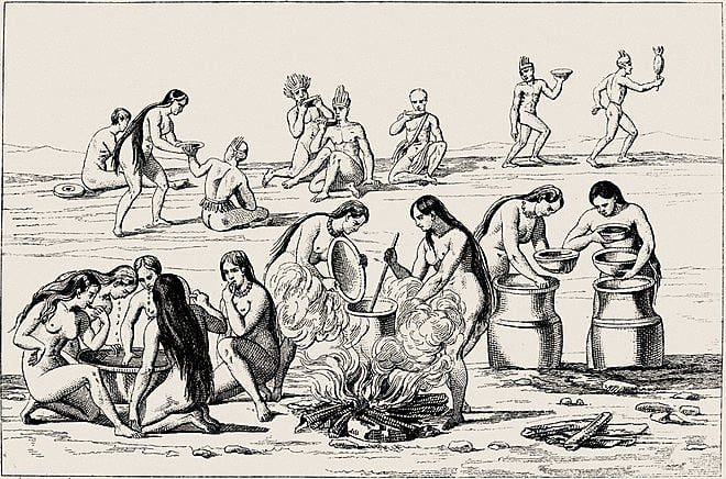 Preparação do cauim, 1837