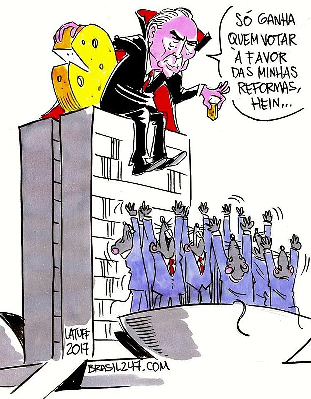 Temer negocia aprovação de reformas