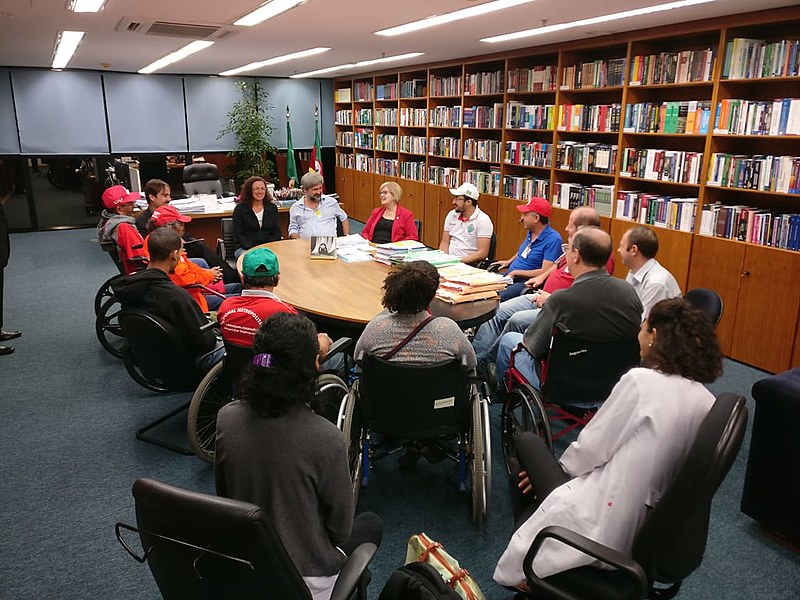 Encontro de grevistas com a ministra Rosa Weber
