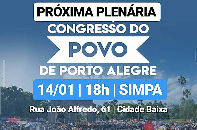 O Congresso do Povo não é um evento, é um instrumento para que o povo apresente suas demandas e sugira soluções