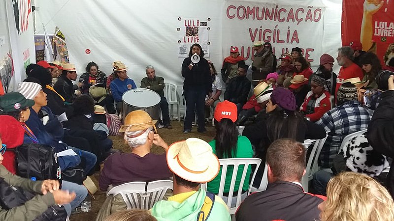 Roda de conversa reúne integrantes da Vigília Lula Livre e da Caravana Semiárido Contra a Fome