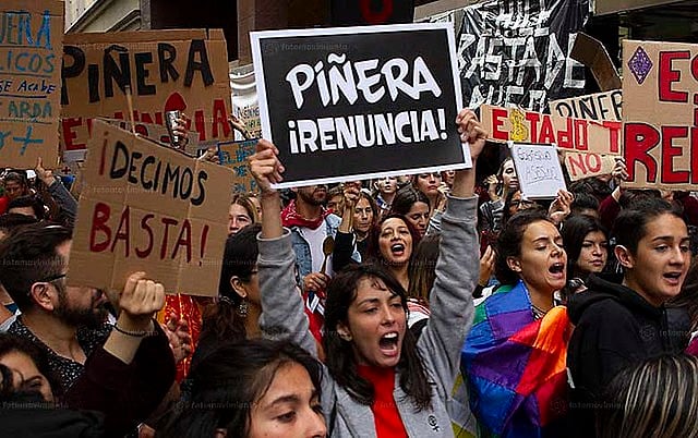 Protestas alcanzaron su punto álgido en las manifestaciones que tomaron Ecuador y Chile a comienzos de octubre