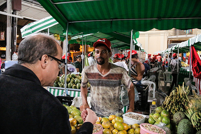 Robson veio de Sergipe para participar da Feira. Ele viajou duas noites e um dia até chegar na capital mineira.