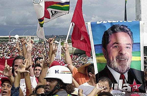 Campanha pelo Partido dos Trabalhadores nas eleições de 2002
