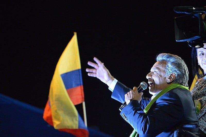 Virtualmente eleito, Lenín disse que irá "governar para todos"