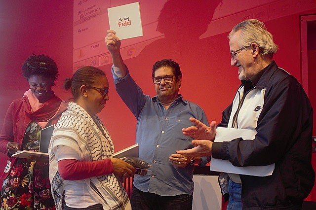 Yarisleidis Medina, Fabio Simeon e Pedro Monzón participaram da convenção