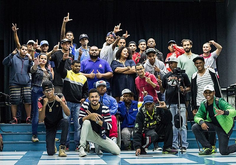 MC's em atividade da organização Liga do Funk