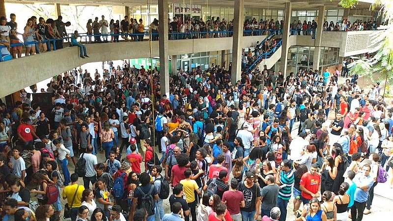 Universidades vem realizando processos de mobilização contra os cortes