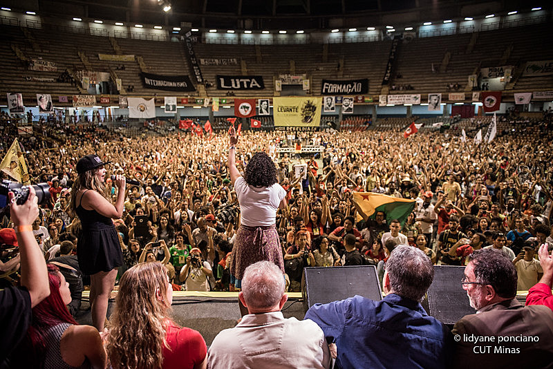 A atividade foi realizada na noite de terça (6) e fez parte da programação do 3º Acampamento Nacional do movimento, que ocorre em BH desde a segunda (5)