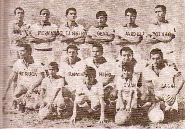 O time que venceu o Sport por 1x0 e levou o hexa tinha Valter; Gena, Matias, Limeira e Toinho; Jardel e Ivan; Miruca, Ramos, Nino e Lala.