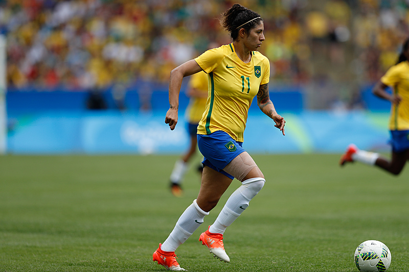 Cristiane, que marcou os três gols na estreia do Brasil na Copa, é uma das contempladas