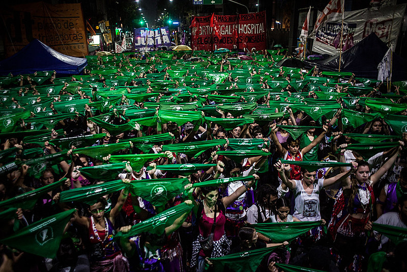Manifestação desta terça-feira (19) inaugura jornada de mobilizações pela legalização do aborto na Argentina em 2019