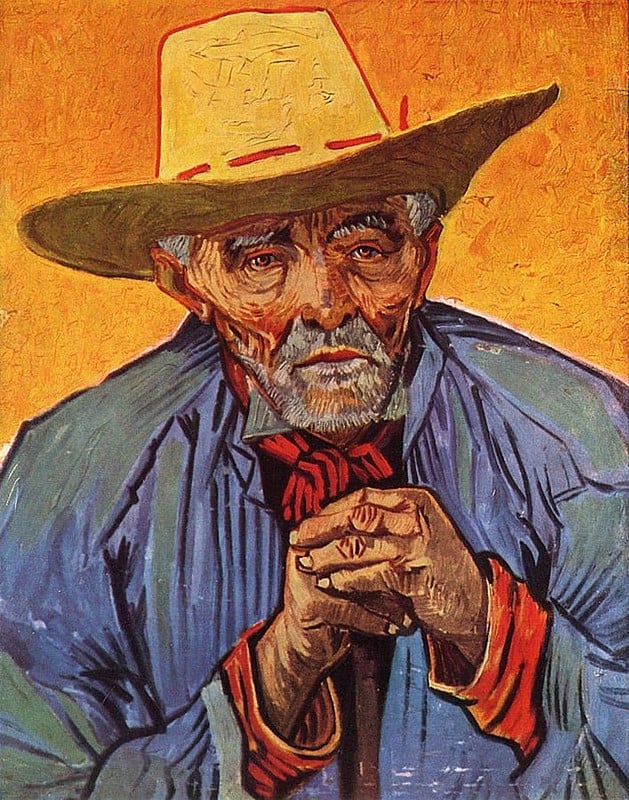 "Retrato de um camponês idoso", de Vincent van Gogh, 1888