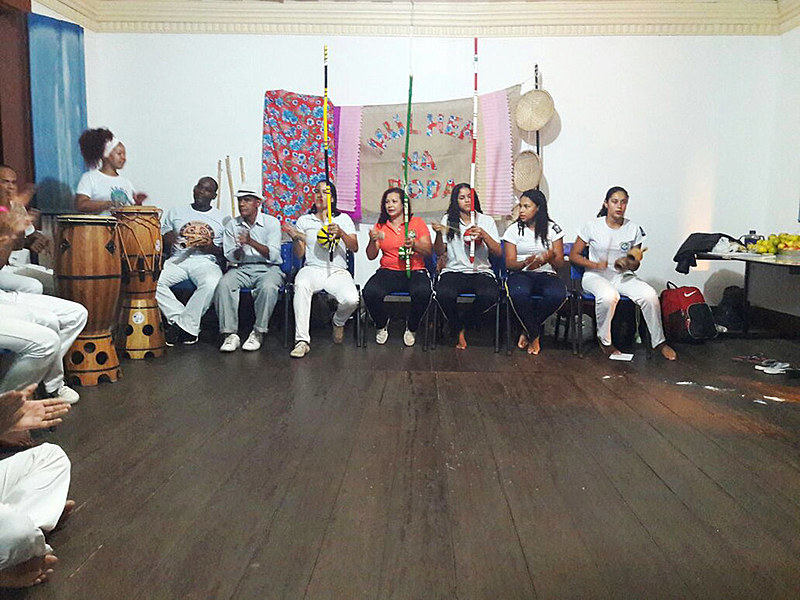 Durante o evento, foram expostas fotos com as histórias de mulheres negras, como Tia Ciata e Rainha Tereza do Quariterê