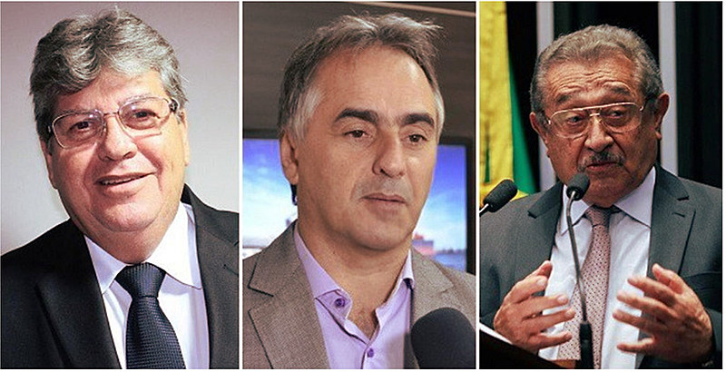 João Azevedo, Lucélio Cartaxo e Zé Maranhão são os candidatos com maior porcentagem de intenção de votos.