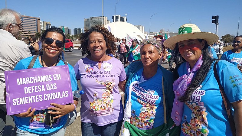 "Na primeira Marcha das Margaridas, em 2000, éramos 20 mil. Agora somos 100 mil margaridas de todos os cantos e falas"