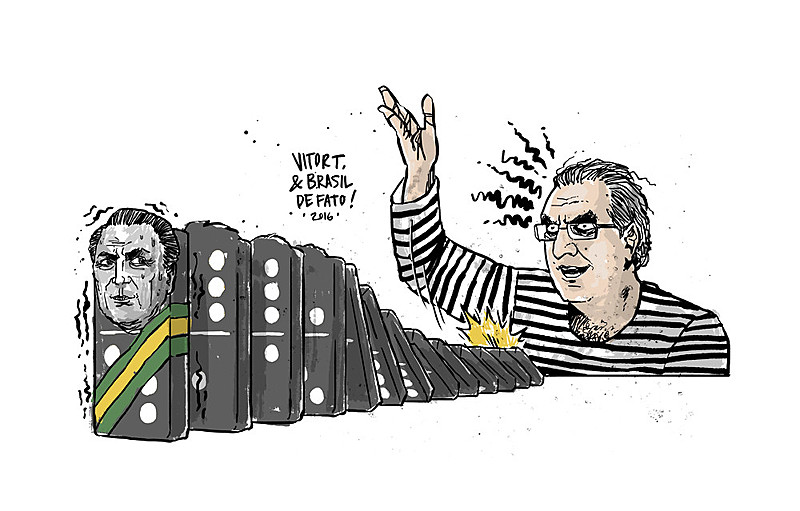 Se empurrar o Temer cai!