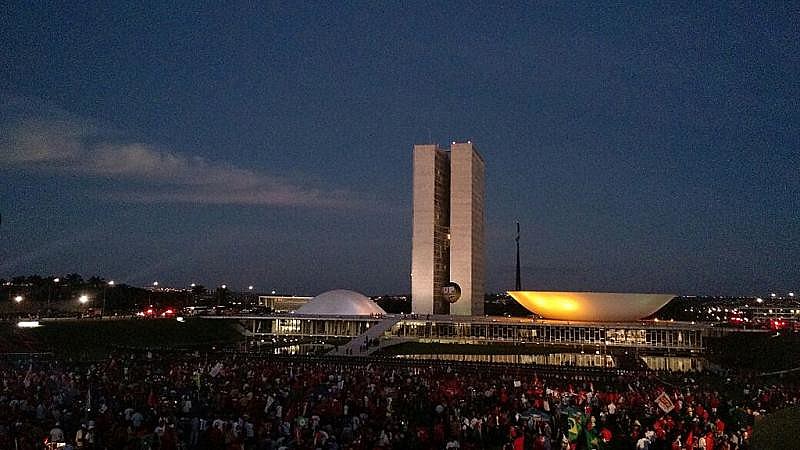 Movilización en Brasilia