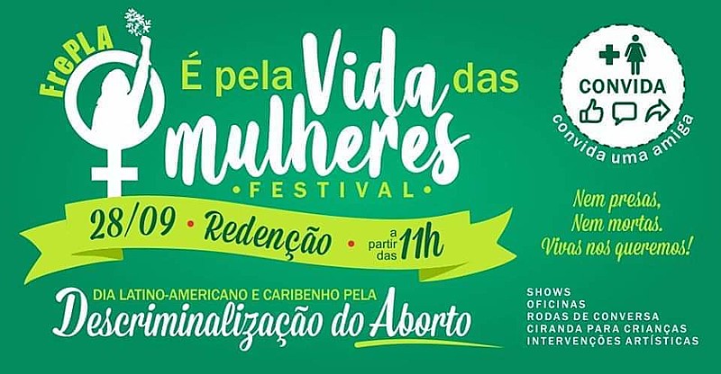 Evento acontece no Dia Latino-americano e Caribenho de Luta pela Descriminalização do Aborto